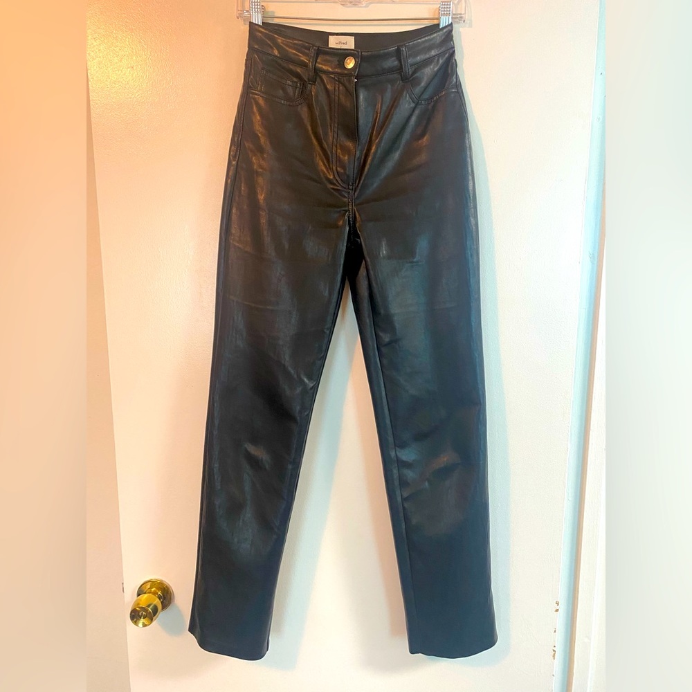 Aritzia Vegan Leather pants